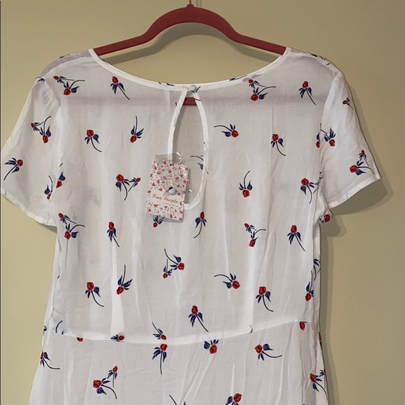 Free People Floral Slip Dress and Polka Dot Lace Slip Outfit - Picture 8 of 9